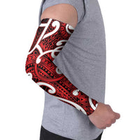 Aotearoa Maori Kowhaiwhai Arm Sleeves Whero Puhoro and Patiki