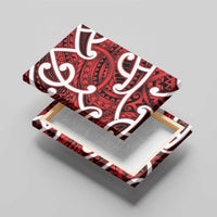 Aotearoa Maori Kowhaiwhai Canvas Wall Art Whero Puhoro and Patiki