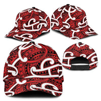 Aotearoa Maori Kowhaiwhai Classic Cap Whero Puhoro and Patiki