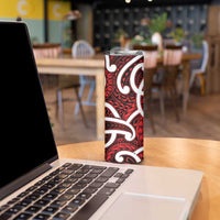 Aotearoa Maori Kowhaiwhai Skinny Tumbler Whero Puhoro and Patiki LT9 - Polynesian Pride