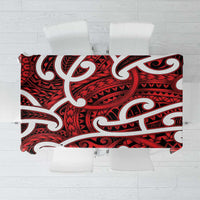 Aotearoa Maori Kowhaiwhai Tablecloth Whero Puhoro and Patiki