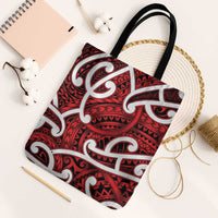 Aotearoa Maori Kowhaiwhai Tote Bag Whero Puhoro and Patiki