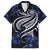Micronesia Constitution Day Family Matching Short Sleeve Bodycon Dress and Hawaiian Shirt Since 1979 with Polynesian Hibiscus Pattern