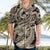 Polynesian Shark Tribal Tattoo Hawaiian Shirt Beige Style