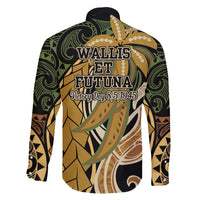 Wallis and Futuna Victory Day Family Matching Mermaid Dress and Hawaiian Shirt Since 1945 with Polynesian Platinum Floral Tribal LT9 - Polynesian Pride