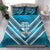 Custom Fiji Rugby Bedding Set Fijian Warrior With Polynesian Tribal Tattoos