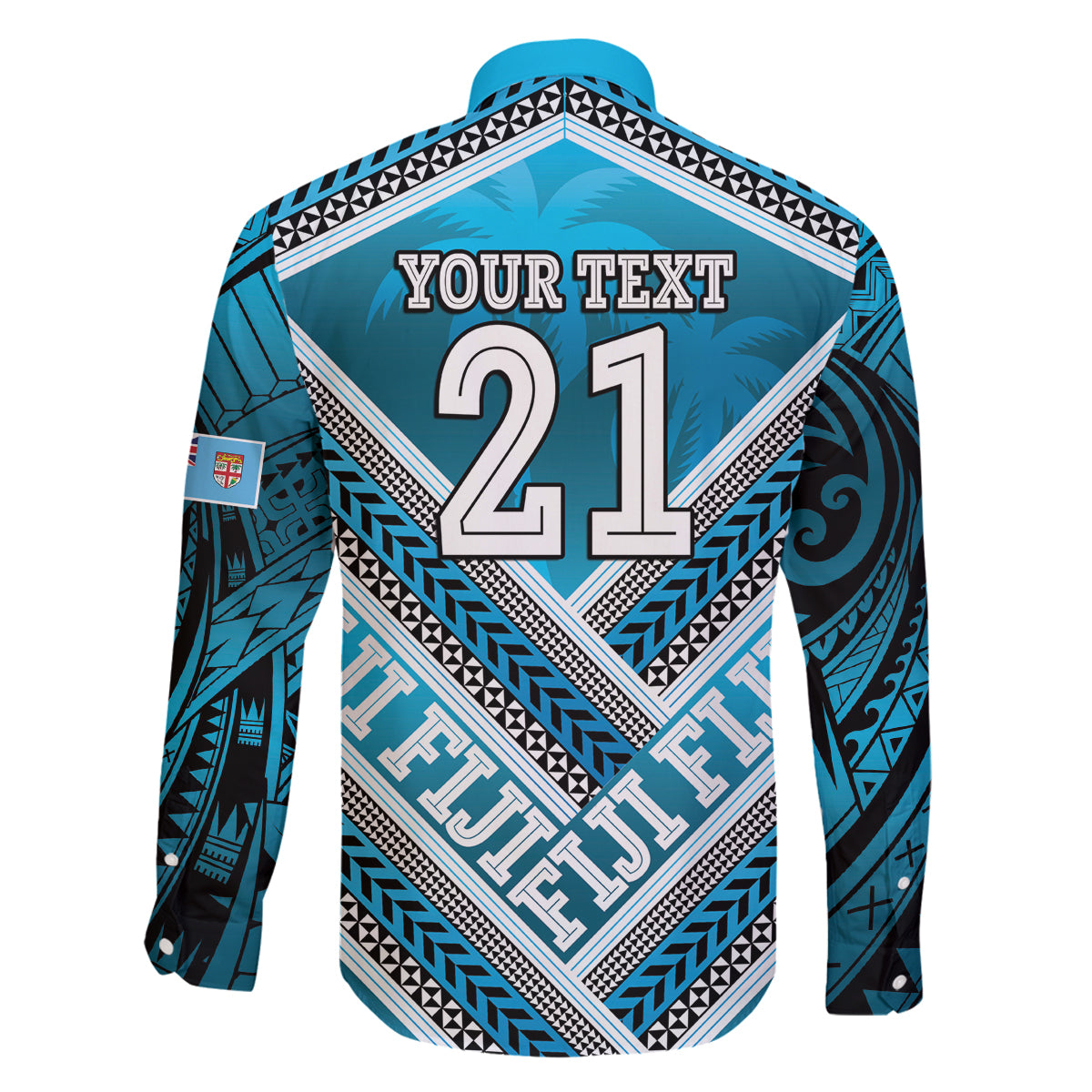 Custom Fiji Rugby Family Matching Long Sleeve Bodycon Dress and Hawaiian Shirt Fijian Warrior With Polynesian Tribal Tattoos LT9 - Polynesian Pride