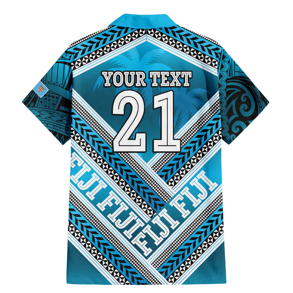 Custom Fiji Rugby Family Matching Mermaid Dress and Hawaiian Shirt Fijian Warrior With Polynesian Tribal Tattoos LT9 - Polynesian Pride