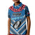 Custom Manuma Samoa Rugby Kid Polo Shirt Ula fala Samoan Siva Tau Tribal