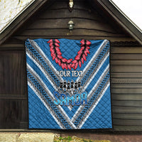 Custom Manuma Samoa Rugby Quilt Ula fala Samoan Siva Tau Tribal