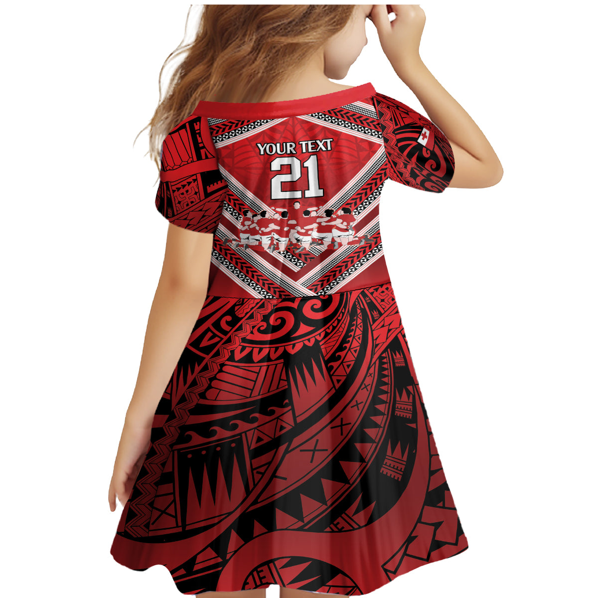 Custom Tonga Rugby Family Matching Mermaid Dress and Hawaiian Shirt Tonga Sipi Tau Ngatu Tribal Pattern LT9 - Polynesian Pride