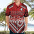 Custom Tonga Rugby Hawaiian Shirt Tonga Sipi Tau Ngatu Tribal Pattern