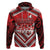 Custom Tonga Rugby Hoodie Tonga Sipi Tau Ngatu Tribal Pattern