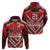 Custom Tonga Rugby Hoodie Tonga Sipi Tau Ngatu Tribal Pattern