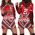 Custom Tonga Rugby Hoodie Dress Tonga Sipi Tau Ngatu Tribal Pattern