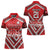 Custom Tonga Rugby Women Polo Shirt Tonga Sipi Tau Ngatu Tribal Pattern