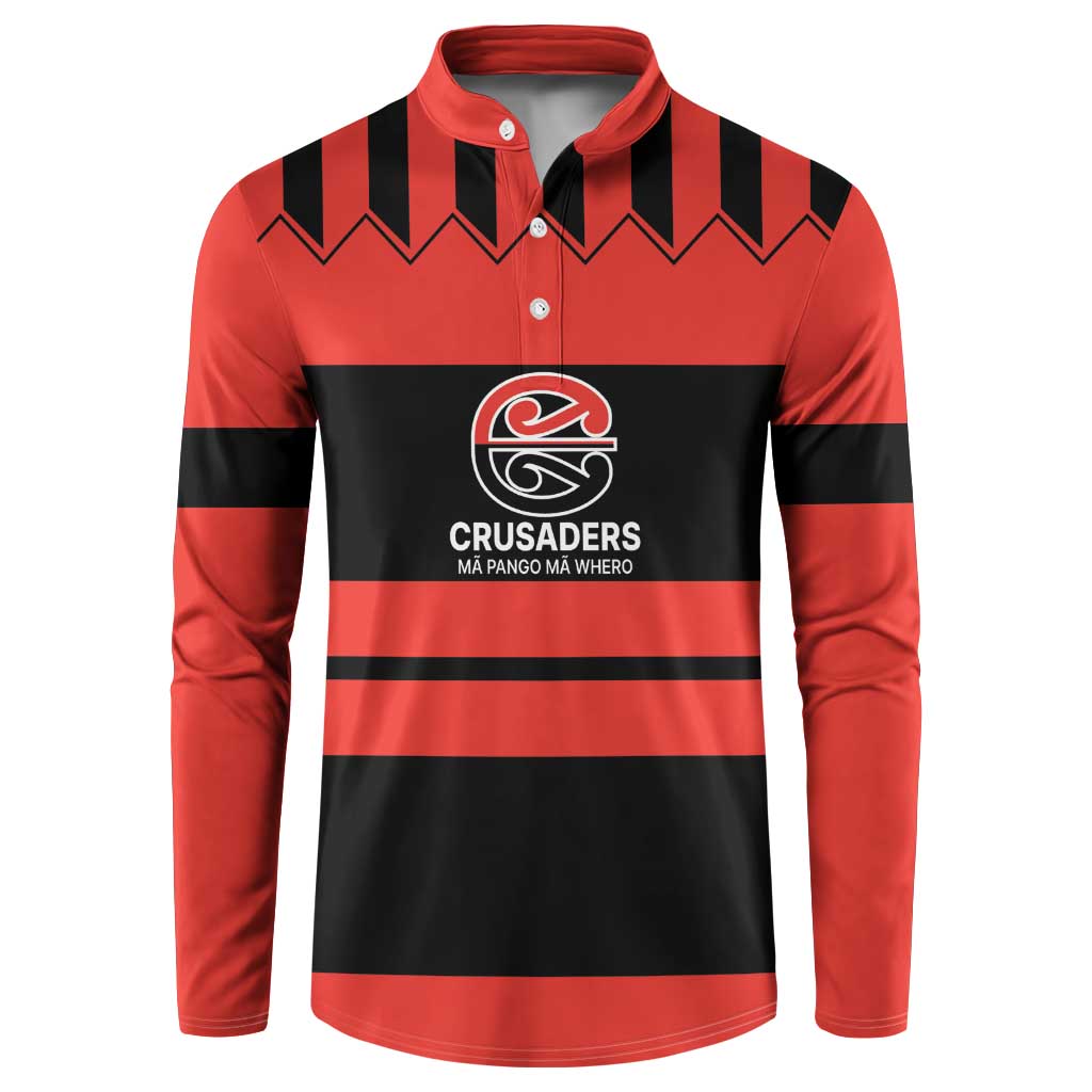 New Zealand Rugby Pacific Custom Button Sweatshirt Whatumoana Classic Retro 2025 LT9 Red - Polynesian Pride