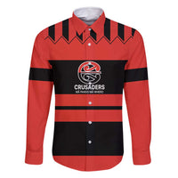 New Zealand Rugby Pacific Custom Family Matching Long Sleeve Bodycon Dress and Hawaiian Shirt Whatumoana Classic Retro 2025 LT9 Dad's Shirt - Long Sleeve Red - Polynesian Pride