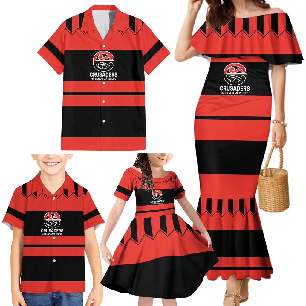 New Zealand Rugby Pacific Custom Family Matching Mermaid Dress and Hawaiian Shirt Whatumoana Classic Retro 2025 LT9 - Polynesian Pride