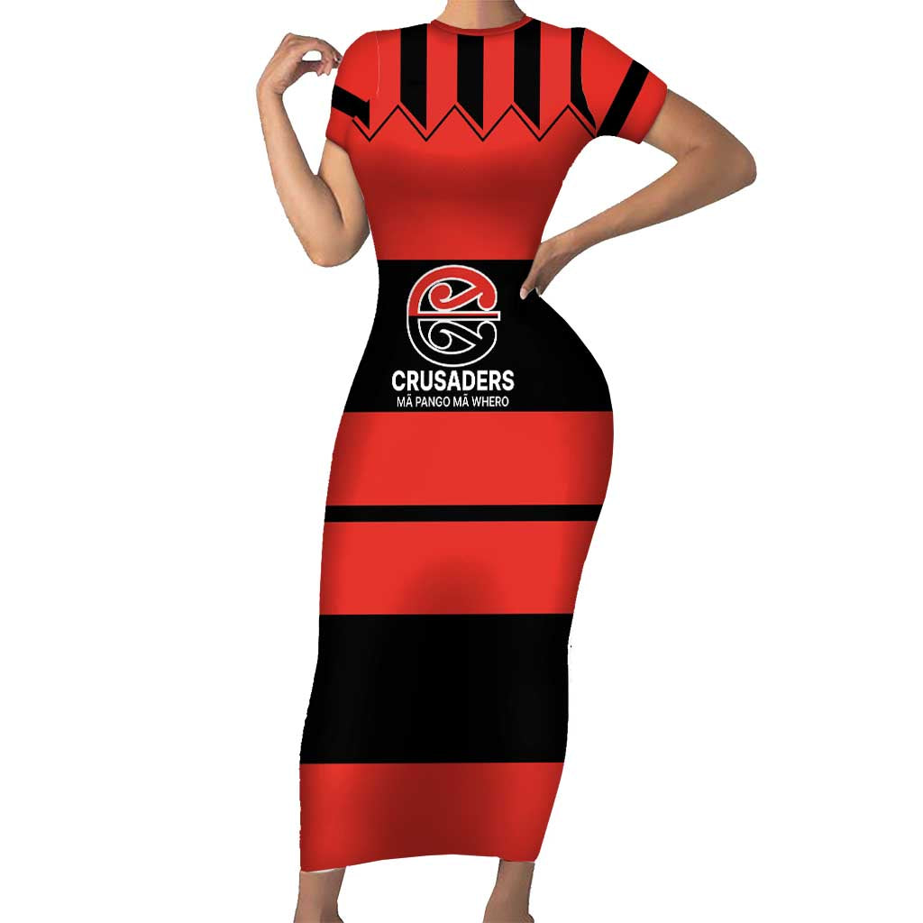 New Zealand Rugby Pacific Custom Family Matching Short Sleeve Bodycon Dress and Hawaiian Shirt Whatumoana Classic Retro 2025 LT9 Mom's Dress Red - Polynesian Pride