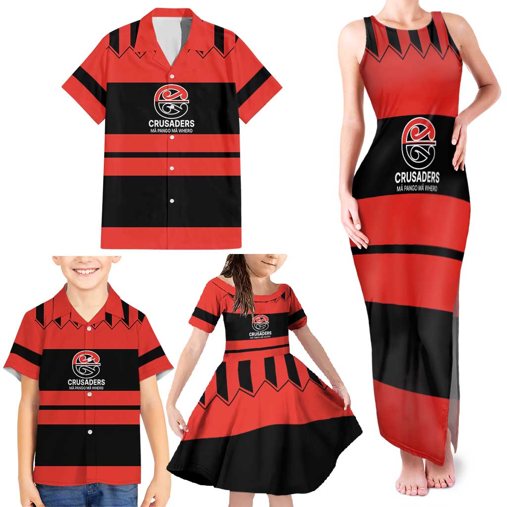 New Zealand Rugby Pacific Custom Family Matching Tank Maxi Dress and Hawaiian Shirt Whatumoana Classic Retro 2025