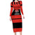 New Zealand Rugby Pacific Custom Long Sleeve Bodycon Dress Whatumoana Classic Retro 2025