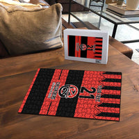 New Zealand Rugby Pacific Custom Puzzle Whatumoana Classic Retro 2025 - Polynesian Pride