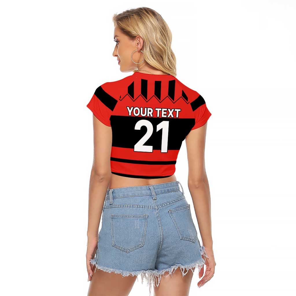 New Zealand Rugby Pacific Custom Raglan Cropped T Shirt Whatumoana Classic Retro 2025