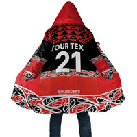 New Zealand Rugby Pacific Custom Cloak Whatumoana Maori Kowhaiwhai Pattern - Polynesian Pride