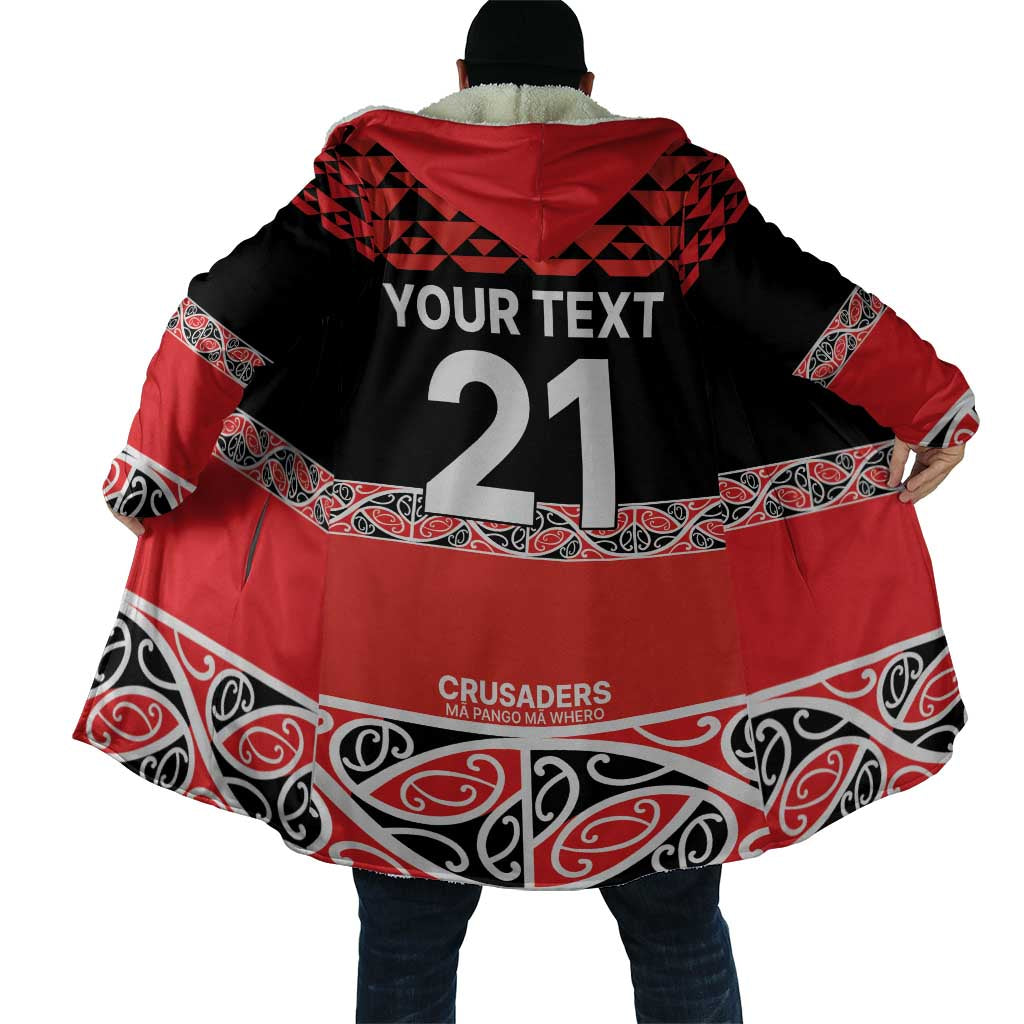 New Zealand Rugby Pacific Custom Cloak Whatumoana Maori Kowhaiwhai Pattern - Polynesian Pride
