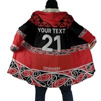 New Zealand Rugby Pacific Custom Cloak Whatumoana Maori Kowhaiwhai Pattern - Polynesian Pride