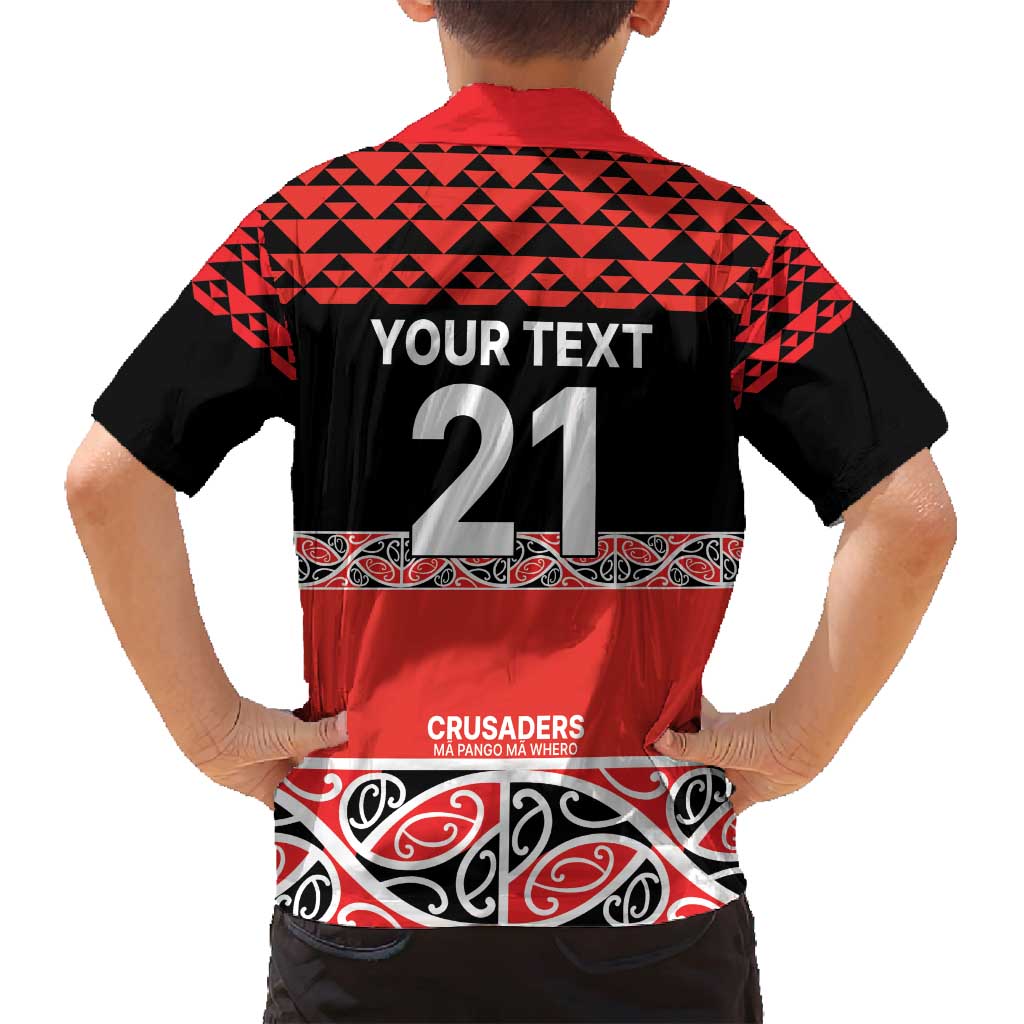 New Zealand Rugby Pacific Custom Family Matching Puletasi and Hawaiian Shirt Whatumoana Maori Kowhaiwhai Pattern LT9 - Polynesian Pride