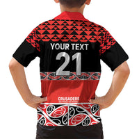 New Zealand Rugby Pacific Custom Family Matching Short Sleeve Bodycon Dress and Hawaiian Shirt Whatumoana Maori Kowhaiwhai Pattern LT9 - Polynesian Pride