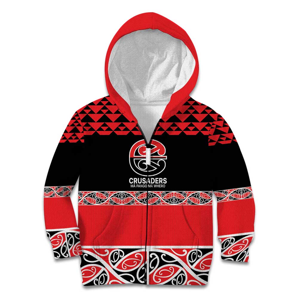 New Zealand Rugby Pacific Custom Kid Hoodie Whatumoana Maori Kowhaiwhai Pattern
