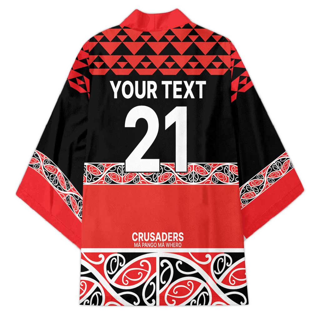 New Zealand Rugby Pacific Custom Kimono Whatumoana Maori Kowhaiwhai Pattern - Polynesian Pride