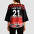 New Zealand Rugby Pacific Custom Kimono Sleeve Blouse Whatumoana Maori Kowhaiwhai Pattern - Polynesian Pride