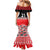 New Zealand Rugby Pacific Custom Mermaid Dress Whatumoana Maori Kowhaiwhai Pattern