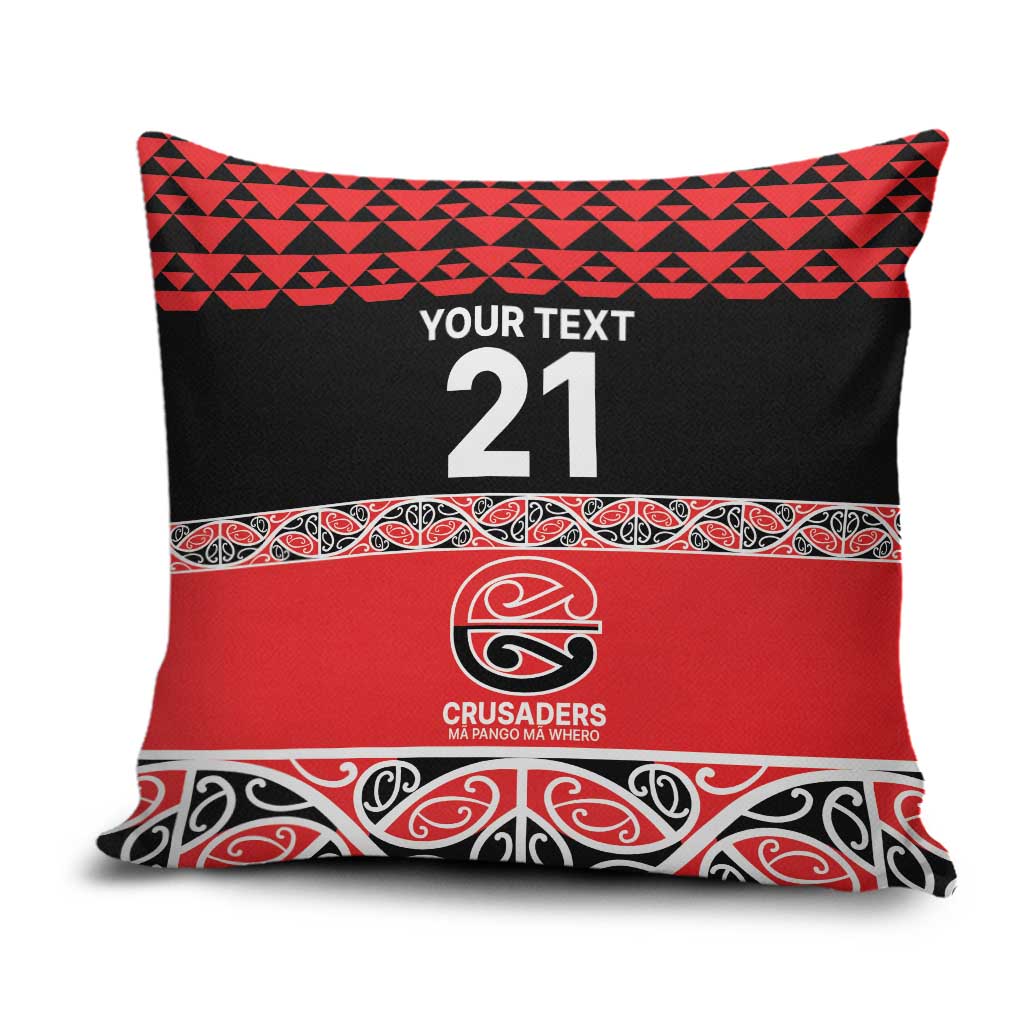New Zealand Rugby Pacific Custom Pillow Cover Whatumoana Maori Kowhaiwhai Pattern - Polynesian Pride