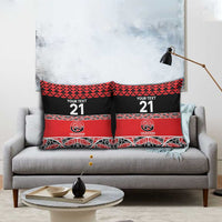 New Zealand Rugby Pacific Custom Pillow Cover Whatumoana Maori Kowhaiwhai Pattern - Polynesian Pride
