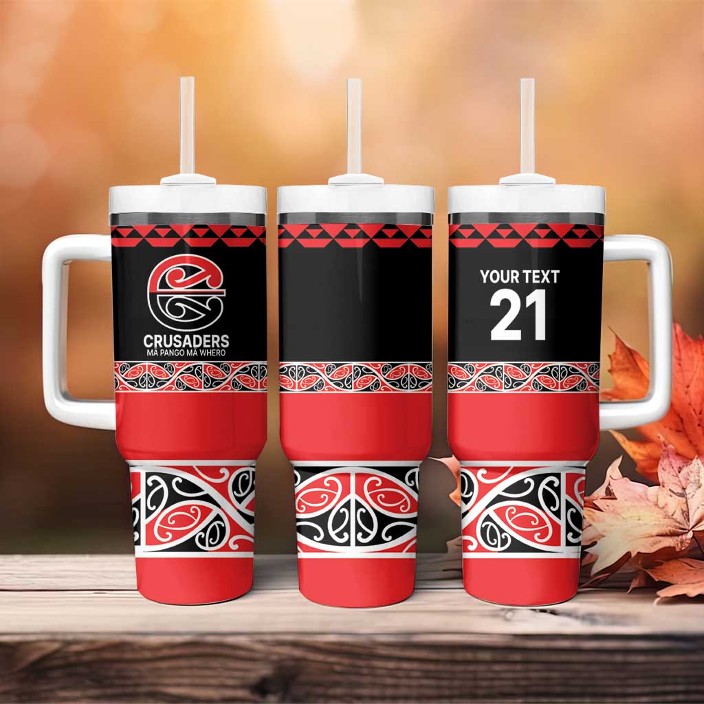 New Zealand Rugby Pacific Custom Tumbler With Handle Whatumoana Maori Kowhaiwhai Pattern