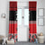 New Zealand Rugby Pacific Custom Window Curtain Whatumoana Maori Kowhaiwhai Pattern