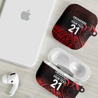 New Zealand Rugby Pacific Custom AirPods Case Whatumoana Maori Tribal Tattoo - Polynesian Pride