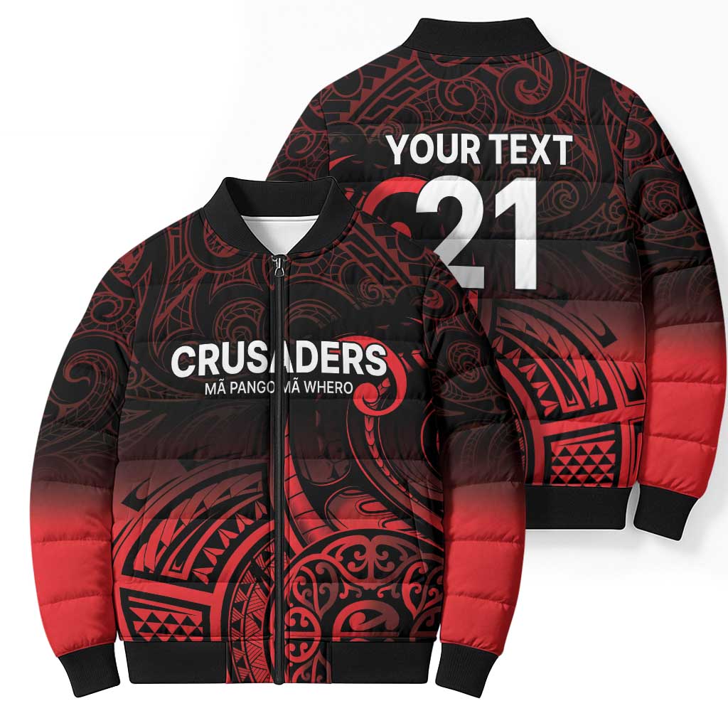 New Zealand Rugby Pacific Custom Bomber Puffer Jacket Whatumoana Maori Tribal Tattoo - Polynesian Pride