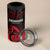 New Zealand Rugby Pacific Custom 4 in 1 Can Cooler Tumbler Whatumoana Maori Tribal Tattoo