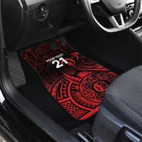 New Zealand Rugby Pacific Custom Car Mats Whatumoana Maori Tribal Tattoo