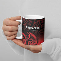 New Zealand Rugby Pacific Custom Ceramic Mug Whatumoana Maori Tribal Tattoo - Polynesian Pride