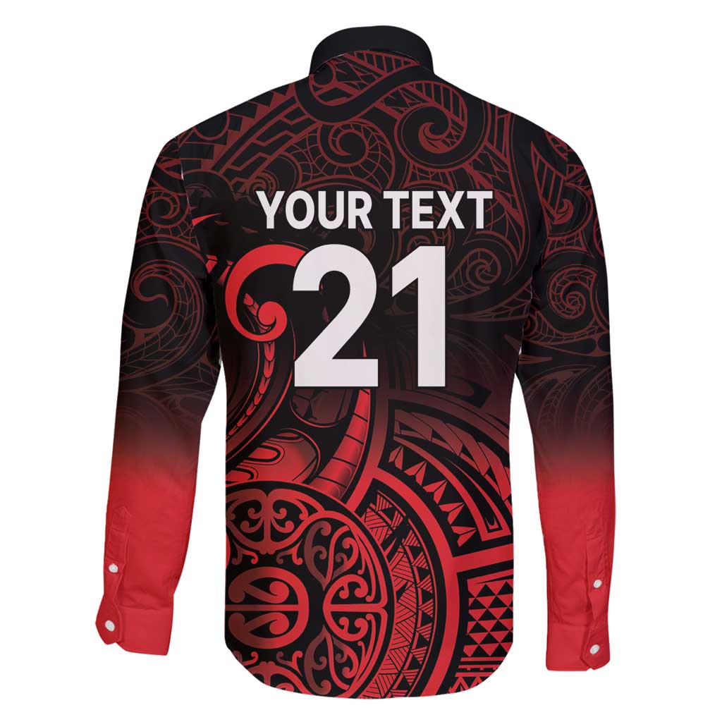 New Zealand Rugby Pacific Custom Family Matching Long Sleeve Bodycon Dress and Hawaiian Shirt Whatumoana Maori Tribal Tattoo LT9 - Polynesian Pride