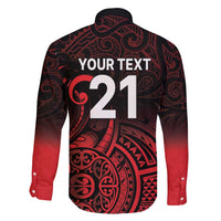 New Zealand Rugby Pacific Custom Family Matching Long Sleeve Bodycon Dress and Hawaiian Shirt Whatumoana Maori Tribal Tattoo LT9 - Polynesian Pride