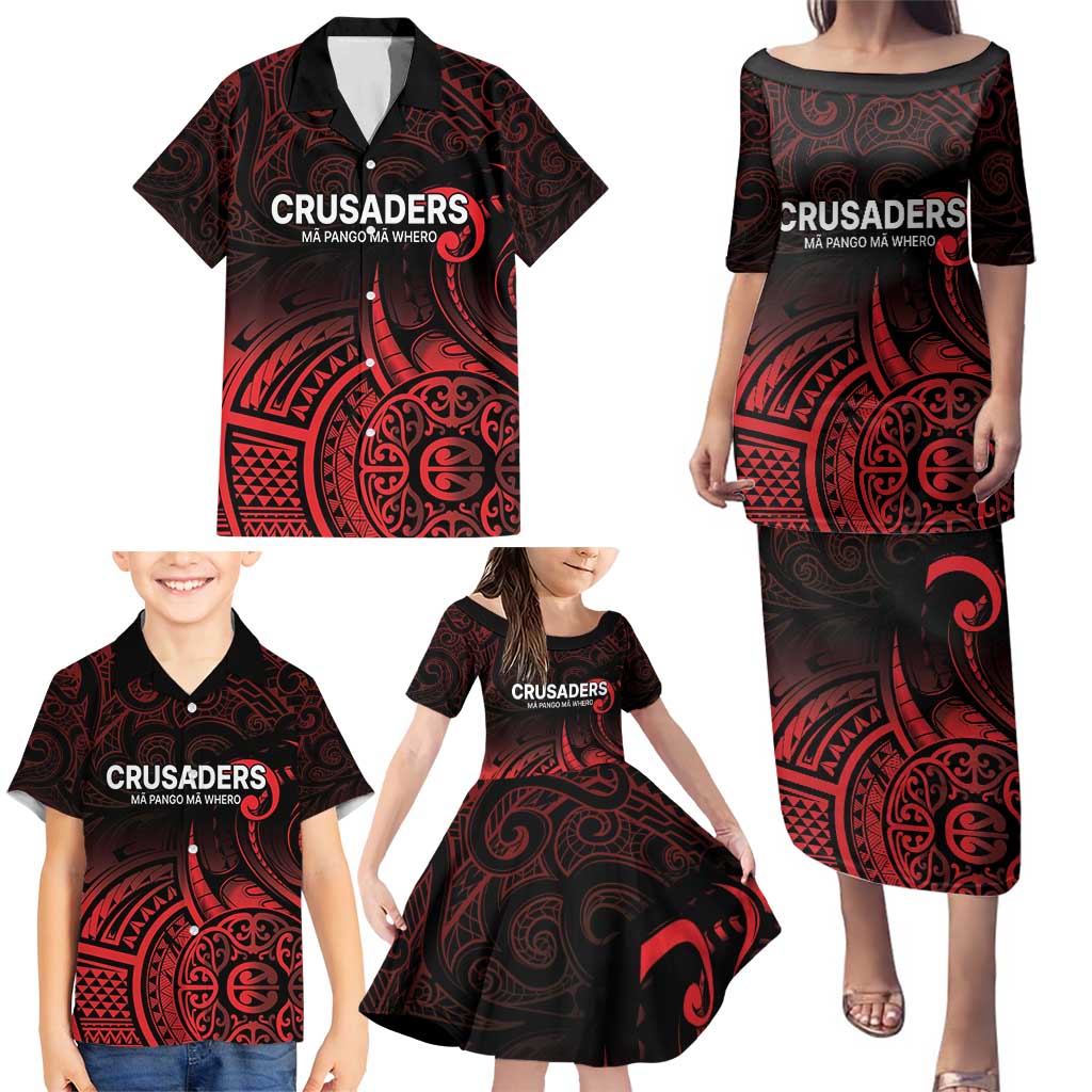New Zealand Rugby Pacific Custom Family Matching Puletasi and Hawaiian Shirt Whatumoana Maori Tribal Tattoo LT9 - Polynesian Pride