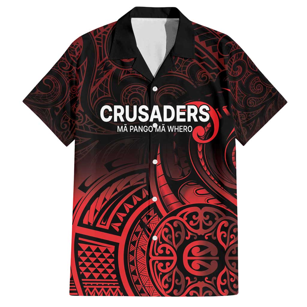 New Zealand Rugby Pacific Custom Family Matching Puletasi and Hawaiian Shirt Whatumoana Maori Tribal Tattoo LT9 Dad's Shirt - Short Sleeve Gold - Polynesian Pride
